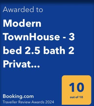 Modern Townhouse - 3 Bed 2.5 Bath 2 Private Gated Parking Villa Wellingborough Luaran gambar